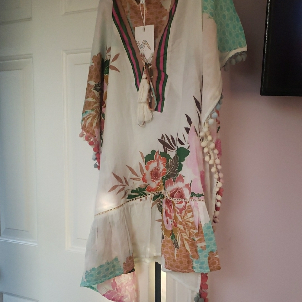 Boho Poncho with Tassels